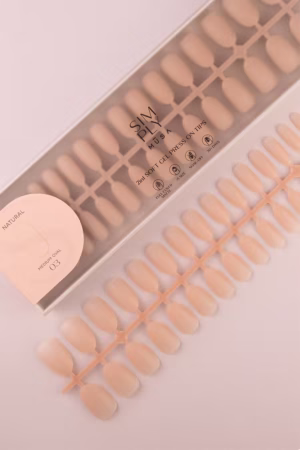 tips soft gel oval media pink sand Simply Musa 240 unidades