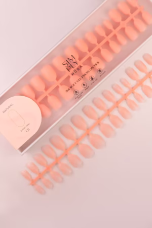 tips soft gel oval corta coral pink Simply Musa 240 unidades