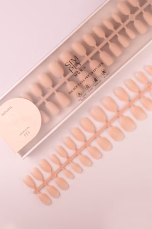 tips soft gel oval corta pink sand Simply Musa 240 unidades